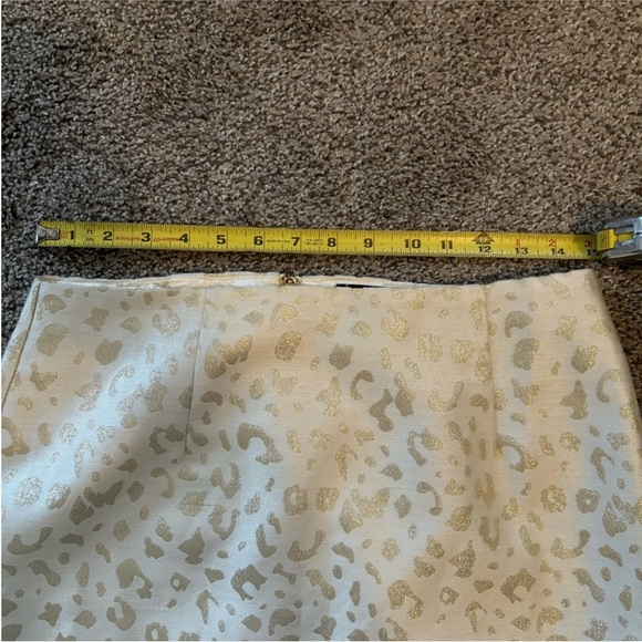 LULUS So Popular Cream and Gold Leopard Print Mini Skirt - Picture 7 of 9
